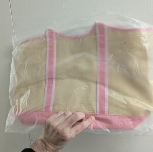 Estee Lauder pink/tan tote
